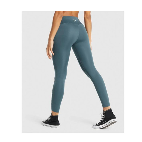 NWT!! Gymshark - Training Graphic Leggings - Teal - Picture 4 of 6